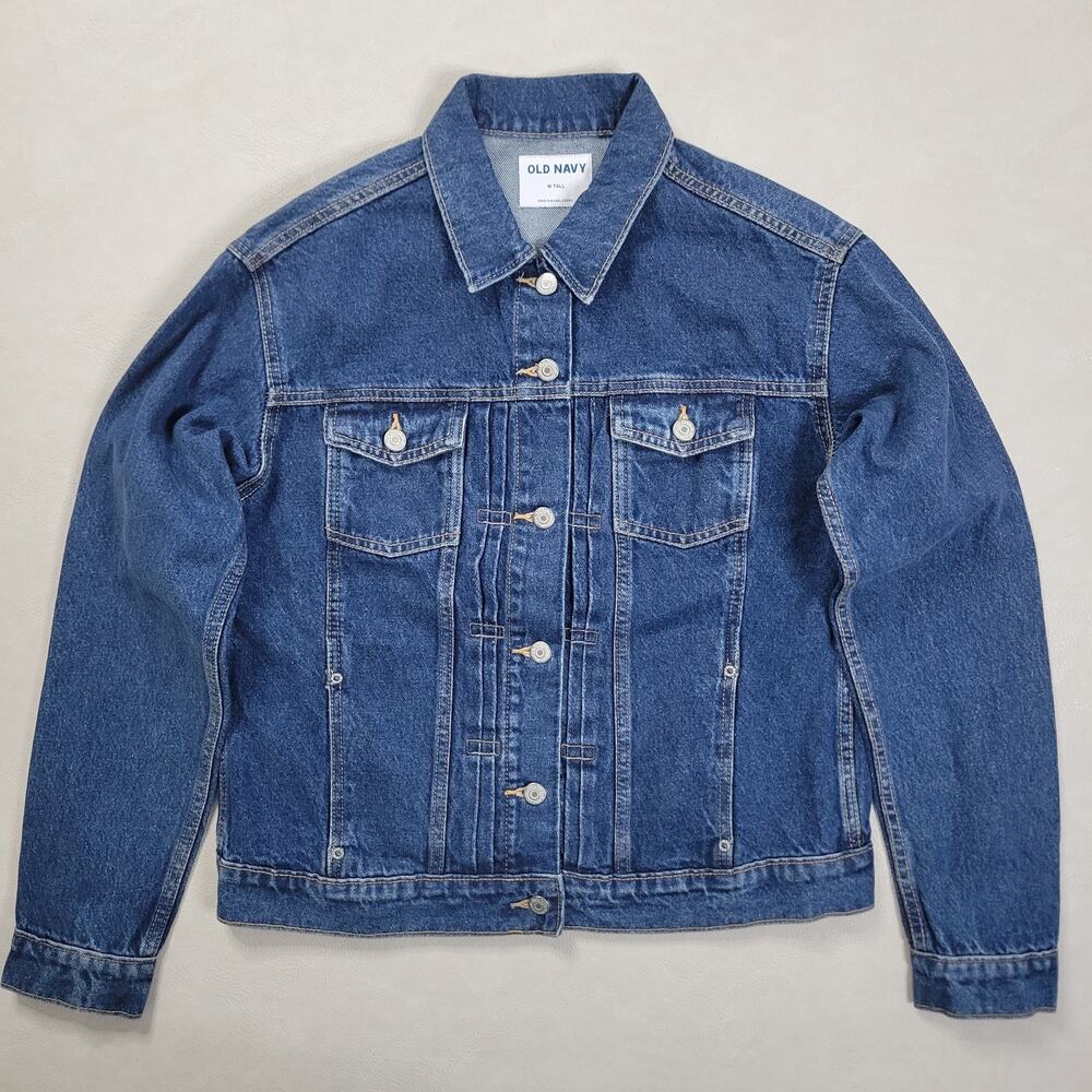 Old Navy Women’s Denim Jean Jacket Size Medium Tall